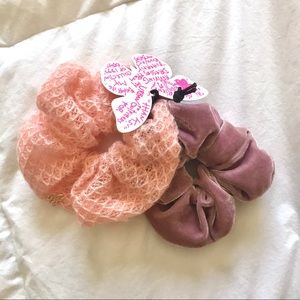 Betsey Johnson and urban outfitters scrunchies